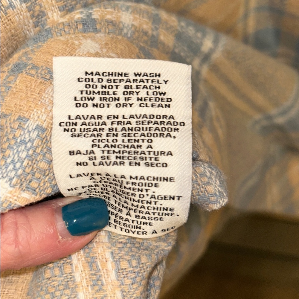 Boston Traders Plaid Button-Up Shacket - Picture 8 of 8